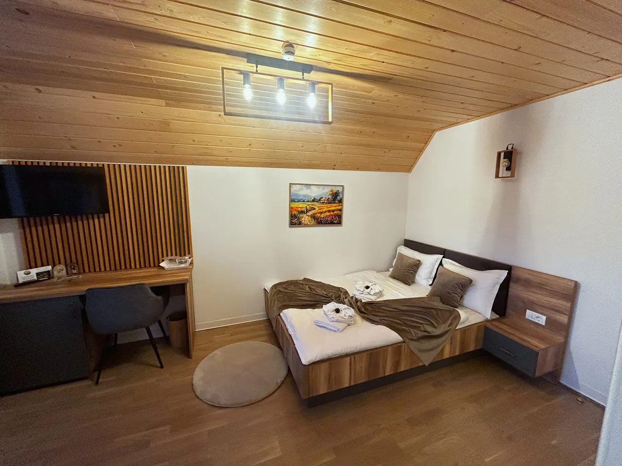 Zimmer Green Dream in warmen Tönen