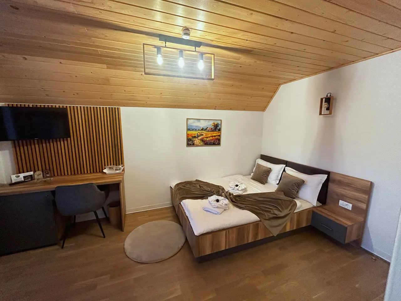 Zimmer Green Dream in warmen Tönen
